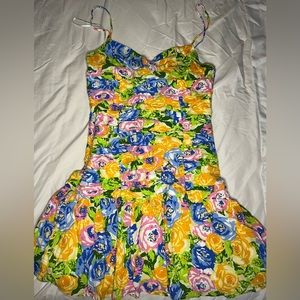 ‼️SOLD‼️ Zara Floral Corset Styled Summer Dress